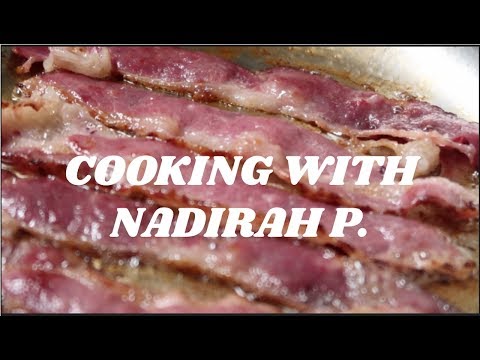 cooking with nadirah p. | bacon&waffles