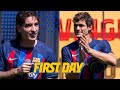 ? MARCOS ALONSO & BELLERÍN: THEIR FIRST DAY AT BARÇA ?