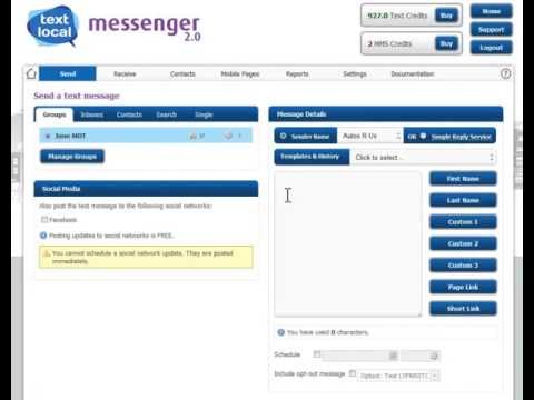 SMS Marketing - How to Send Using Textlocal.com