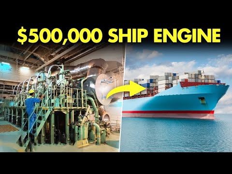 Inside the $500,000 ENGINE ROOM of a  Ship - Life At Sea