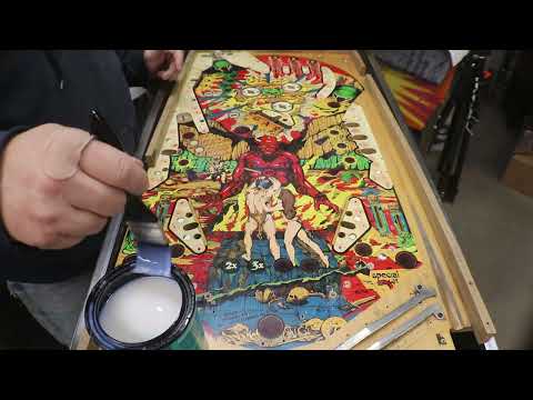 1979 Williams Gorgar / Clear Coating The Playfield Ep 4