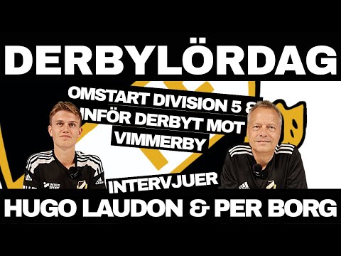 ⚽🔥DERBYDAGS - INTERVJUER MED HUGO & PER🔥⚽