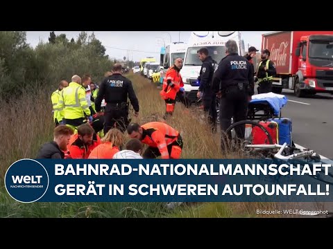 MALLORCA: Mehrere Verletzte nach schwerem Autounfall! Deutsche Bahnrad-Nationalmannschaft betroffen