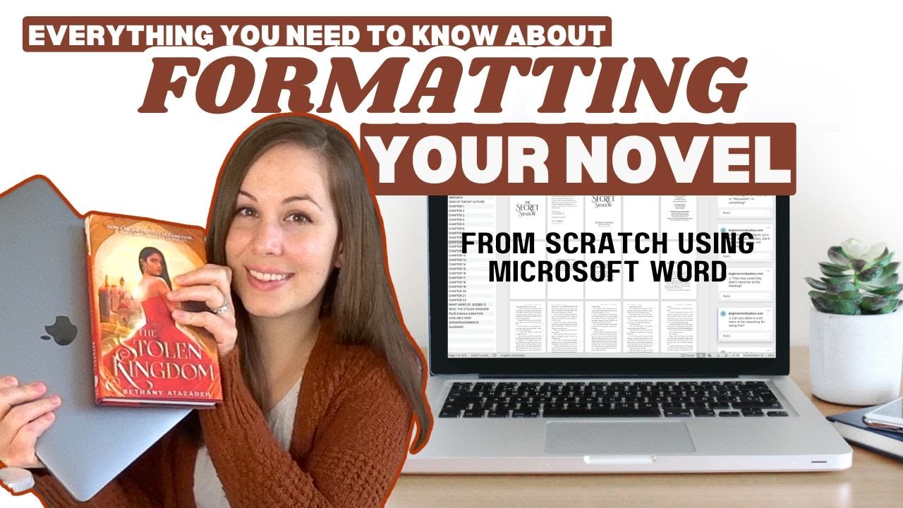 How to FORMAT YOUR NOVEL: start to finish using Microsoft Word (All 8 videos in formatting series)
