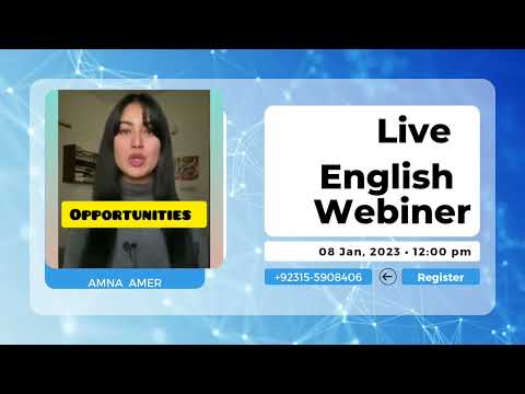 Want to learn English like a pro? Try our NEW English webinar!