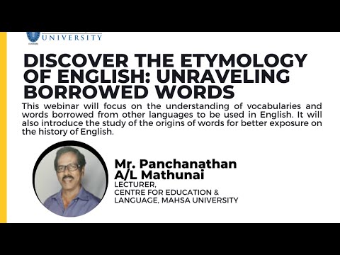 Discover the Etymology of English: Unraveling Borrowed Words