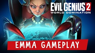 Evil Genius 2: World Domination – Emma Gameplay Trailer (Feat. Samantha Bond)