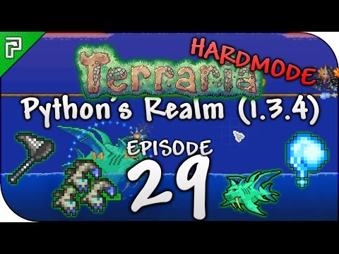 Terraria 1.3.4 Let's Play | Truffle Worm Farm! Duke Fishron! | Python's Realm [Episode 29]