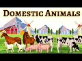 Domestic Animals For Kids Farm Animals Pet Animals Domestic Animals Domestic Animals Name