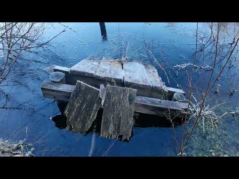 BRYGGAN i GÖLEN öster om LISTERSJÖARNA - 2022-02-28 - Kallinge - Ronneby - BLEKINGE