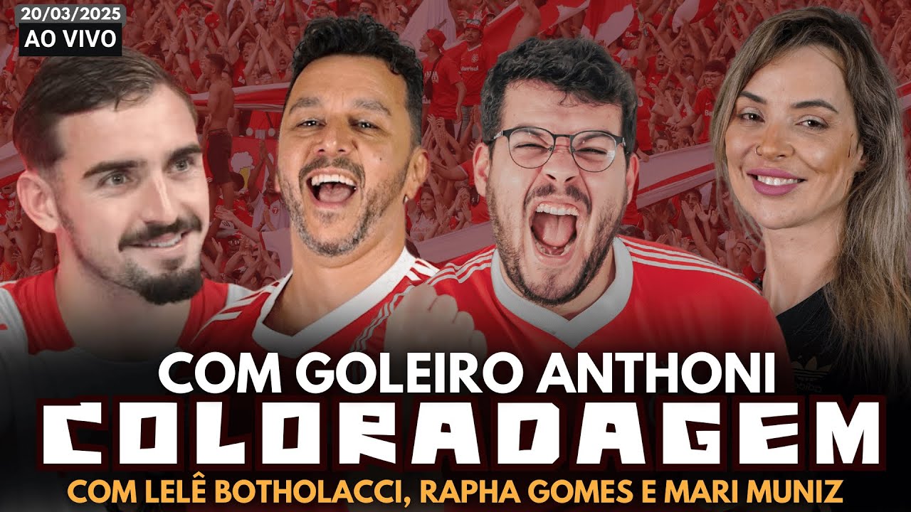 COLORADAGEM AO VIVO COM O GOLEIRO ANTHONI! ABRINDO O JOGO SOBRE OS BASTIDORES TITULO GAÚCHO