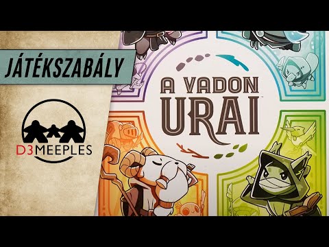 JÁTÉKSZABÁLY: A VADON URAI - d3meeples