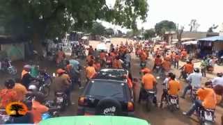preview picture of video 'Caravane des militants et sympatisants du CAP2015 dans les ruelles de Lomé'