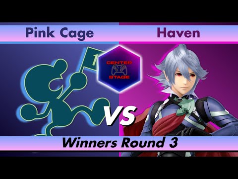 Center Stage #19 - Pink Cage (Game & Watch) vs Haven (Corrin) - Smash Ultimate SSBU