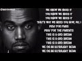 Kanye West Ultralight Beam Ft Chance The Rapper LYRICS HQ