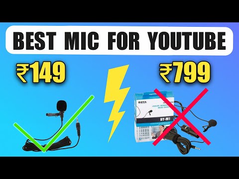 Best MIC For YouTube Videos Under 200 and 1000 | Lapel Collar Microphone