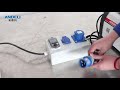ANDELI Industrial Plug Installation And Use Demonstration