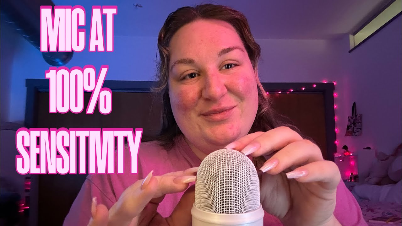 ASMR | Delicate Mic Scratching with Barely There Inaudible Whispers ✨