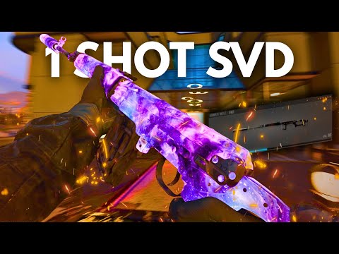 this *ONE SHOT* SVD is the BEST SNIPER CLASS in BO6! (Best SVD Class Setup) - Black Ops 6