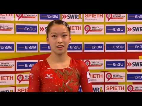 20180318DTBチームカップ 畠田瞳 段違い平行棒 - YouTube