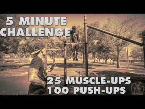 Can Cisko finish 25 Muscle-ups | 100 Push-ups in under 5 Minutes?