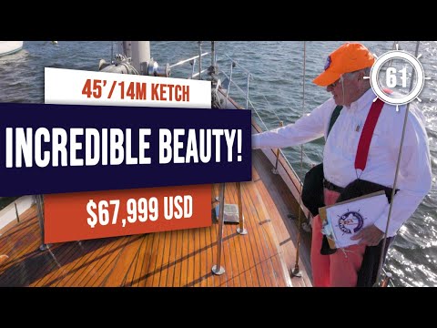 $67,900 Gorgeous Bluewater Sailboat for Sale - EP 61 #sailboatforsale #sailboattour