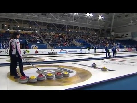 [F-8E] "Who's going to blink first?" Hasselborg & Einarson freeze battle (2019 Players Championship)