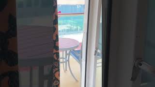 Independence of the Seas Balcony Stateroom 6396 View from Miami! #shorts