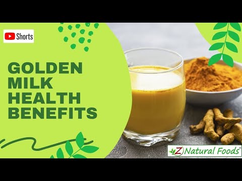 Enjoy Golden Milk for great sleep and nutrition from turmeric and ginger  #shorts