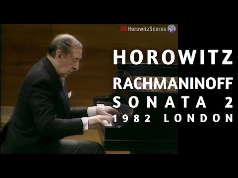 [20k Subscribers Special] Horowitz plays Finale from Rachmaninoff Sonata [1982]