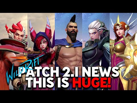 PATCH 2.1 PREVIEW - 7 NEW CHAMPIONS, LUNAR BEAST EVENT AND MORE | League of Legends: Wild Rift
