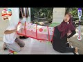 Drama Lucu Ibu Hamil Melahirkan Pakai Trowongan Polkadot