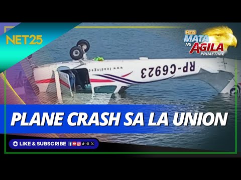 2 pasahero sugatan sa bumagsak na Cessna plane Mata Ng Agila Primetime