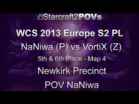 SC2 HotS - WCS 2013 EU S2 PL - NaNiwa vs VortiX - 5th/6th Place - Map 4 - Newkirk Precinct - NaNiwa