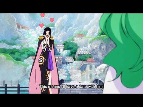 Boa Hancock having her imagination about luffy [ One Piece Film Stampede ]