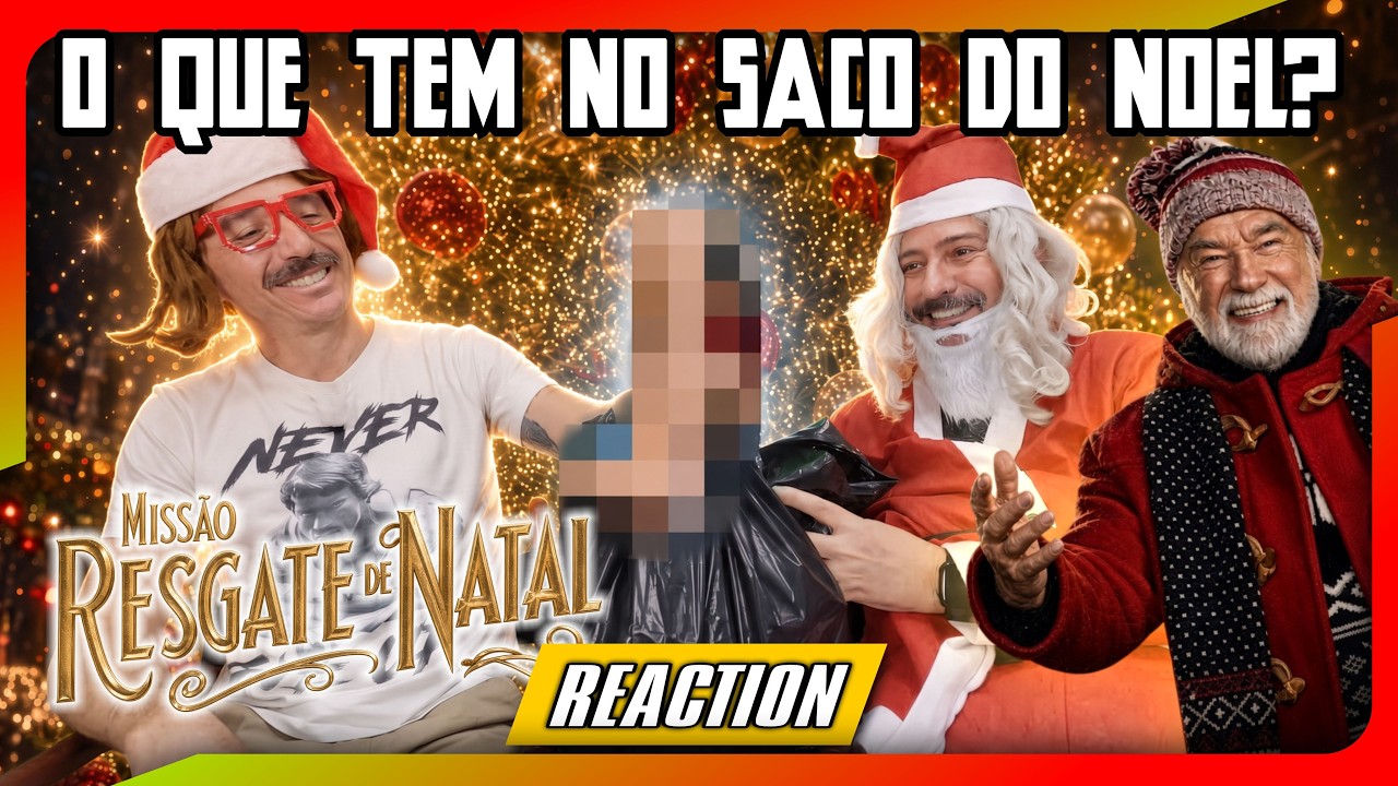 O PRESENTE SURPRESA SAIU DO "SACO" DO PAPAI NOEL?! 🎅🎁 REACTION: MISSÃO RESGATE DE NATAL