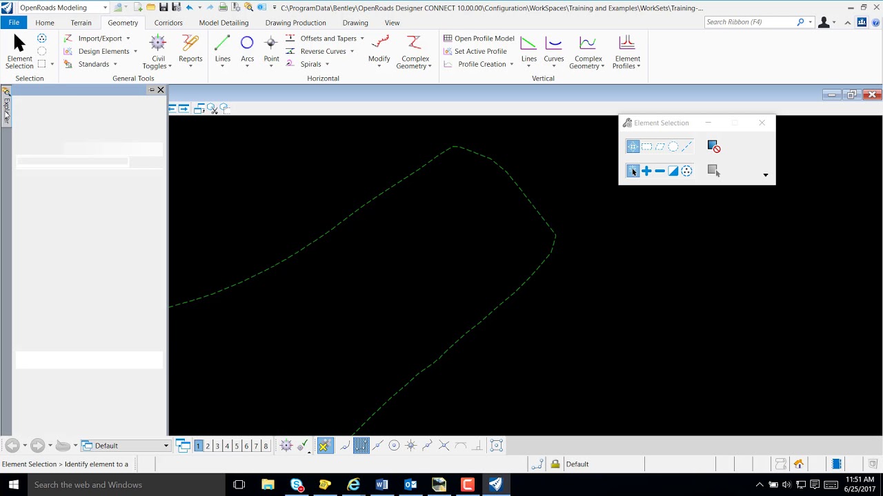 Creating and Annotating a Horizontal Alignment