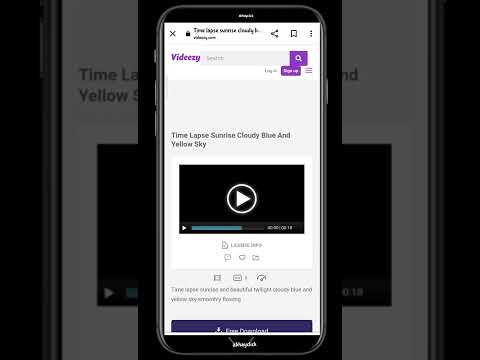 Treanding Sky Video Download Free / Time_Lapse sky video download /Tutorial video  #abhayclick #sub