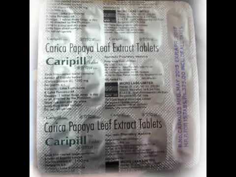 Carica papaya leaf extract tablets