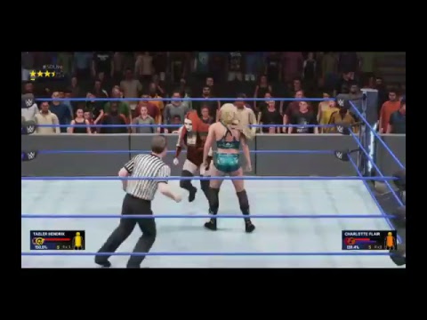 beavis286-1's Live PS4 Broadcast Wwe 2k19 Taeler Hendrix vs Charlotte Flair smackdown women title
