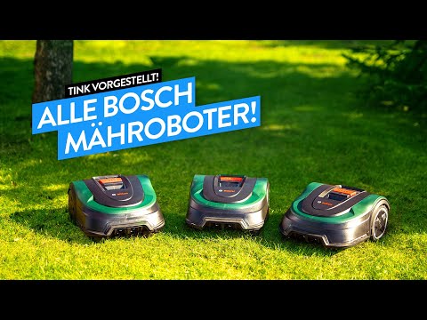 Die Bosch Indego Mähroboter: Der große Überblick! (Indego XS300, S+500, M+700) - tink Vorgestellt!