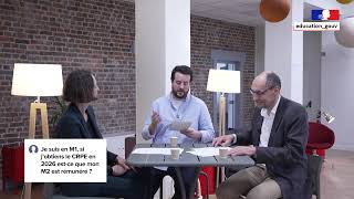 Devenir professeur :  je suis en M1, si j'obtiens le CRPE en 2026, est-ce que mon M2 est rémunéré ?