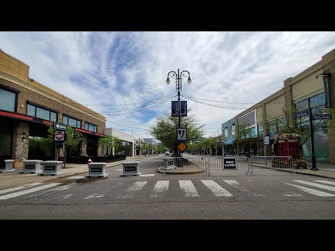 O novo centro normal da cidade de Easton