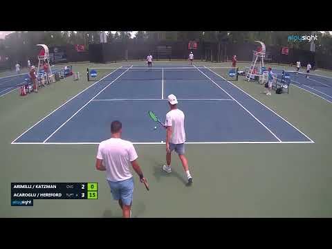 Derin Acaroglu/Niko Hereford v Nathan Arimilli/Jack Katzman - TUFTS v CMS
