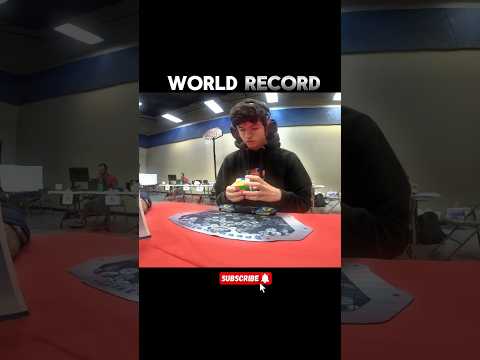 🥶9th Fastest 3×3 Rubikscube solving | World record #shorts #viral #rubikscube