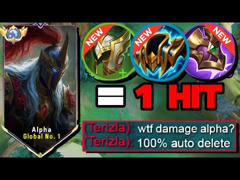WHEN GLOBAL ALPHA ABUSE THIS NEW IMMORTAL BROKEN BUILD🔥 (MUST TRY) | MLBB