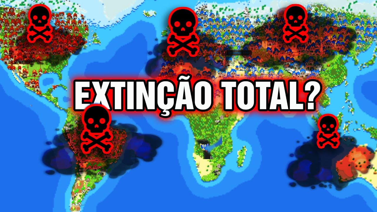 Simulei uma P4ND3MIA no Worldbox