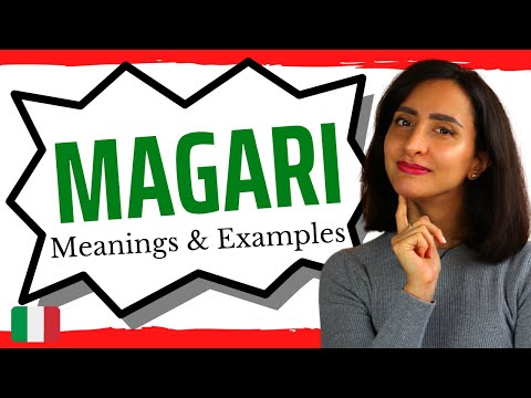 How to Use 'MAGARI' in Italian! - Meanings and Examples