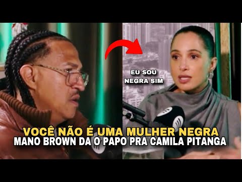 MANO BROWN GIVES A TALK TO CAMILA PITANGA