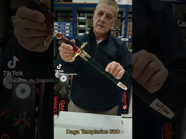 Vídeo relacionado con ECOMMUR Daga Medieval ZS7173 | Daga histórica de coleccionista + Vaina. Colección de artículos Antiguos.